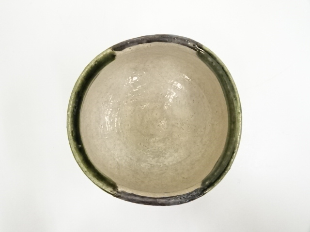 道具 ] - 道具 山口茂造 織部茶碗（共箱） | ネットショップ圭 netshop